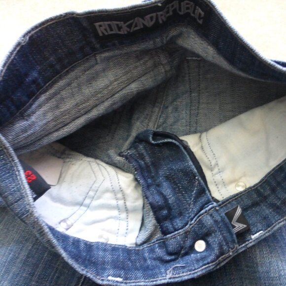 ROCK & REPUBLIC "Berlin" skinny leg dark wash jeans - Picture 6 of 15